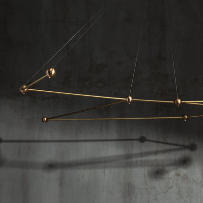 9 - Light Unique Geometric Chandelier
