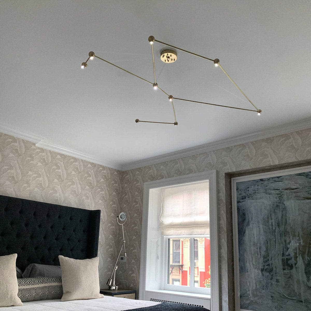 9 - Light Unique Geometric Chandelier