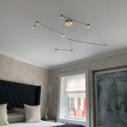 9 - Light Unique Geometric Chandelier