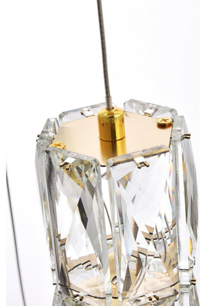 Polaris 20 Light Chandelier, GoldBy Elegant Furniture & Lighting