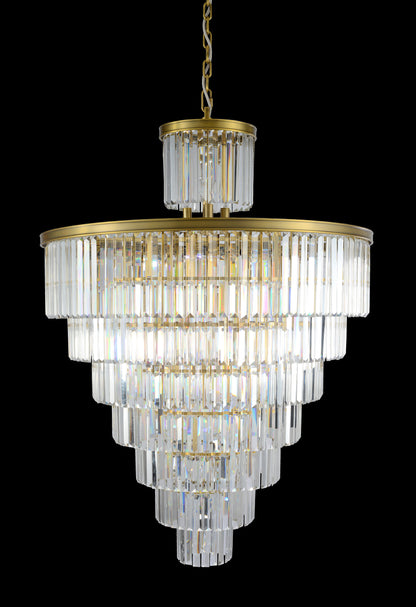 Artistry Lighting Edgewood Collection Hanging Crystal Chandelier 36x48By Artistry Lighting