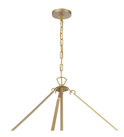 Emory 22-Light Modern Gold Chandelier, Clear GlassBy Crystorama Lighting