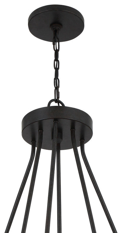Alister 26 Light Charcoal Bronze ChandelierBy Crystorama Lighting