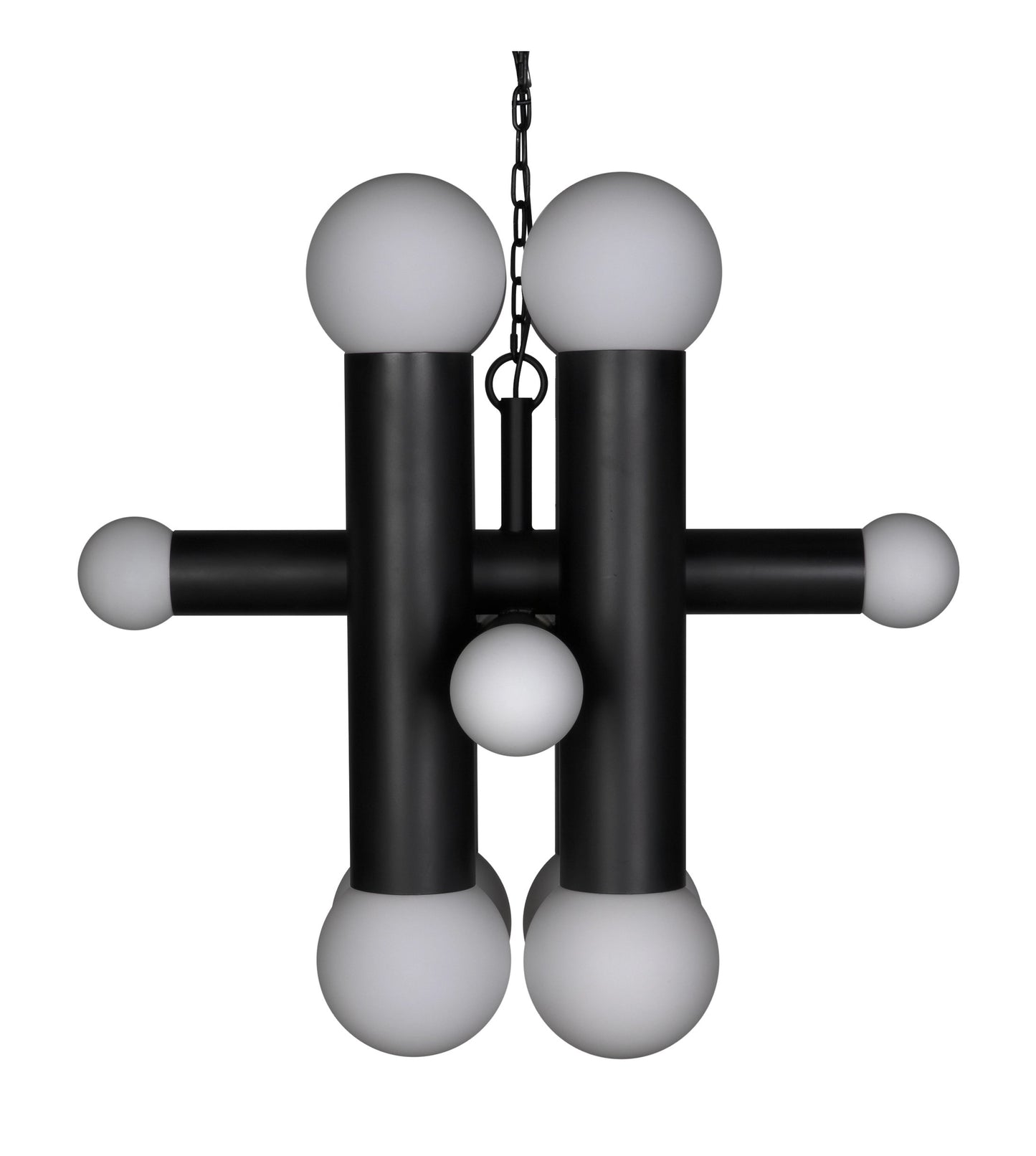 Amadeus Matte Black ChandelierBy Noir