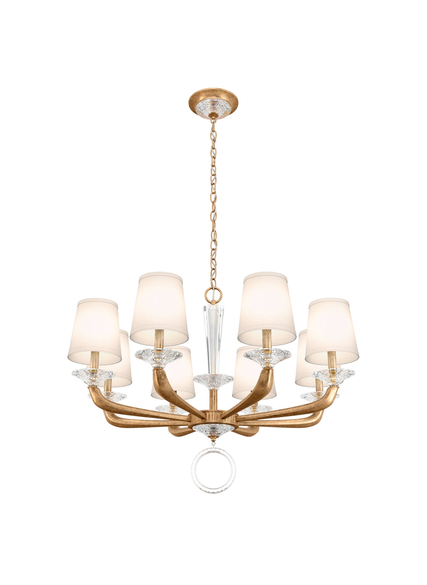 Schonbek Ma1008N-26O 8 Light Crystal Chandelier, French GoldBy Schonbek