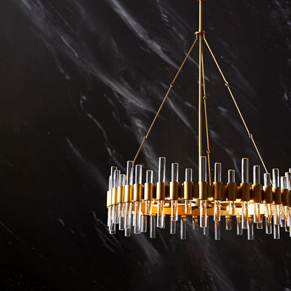Haskell Chandelier, Gold, LargeBy Arteriors