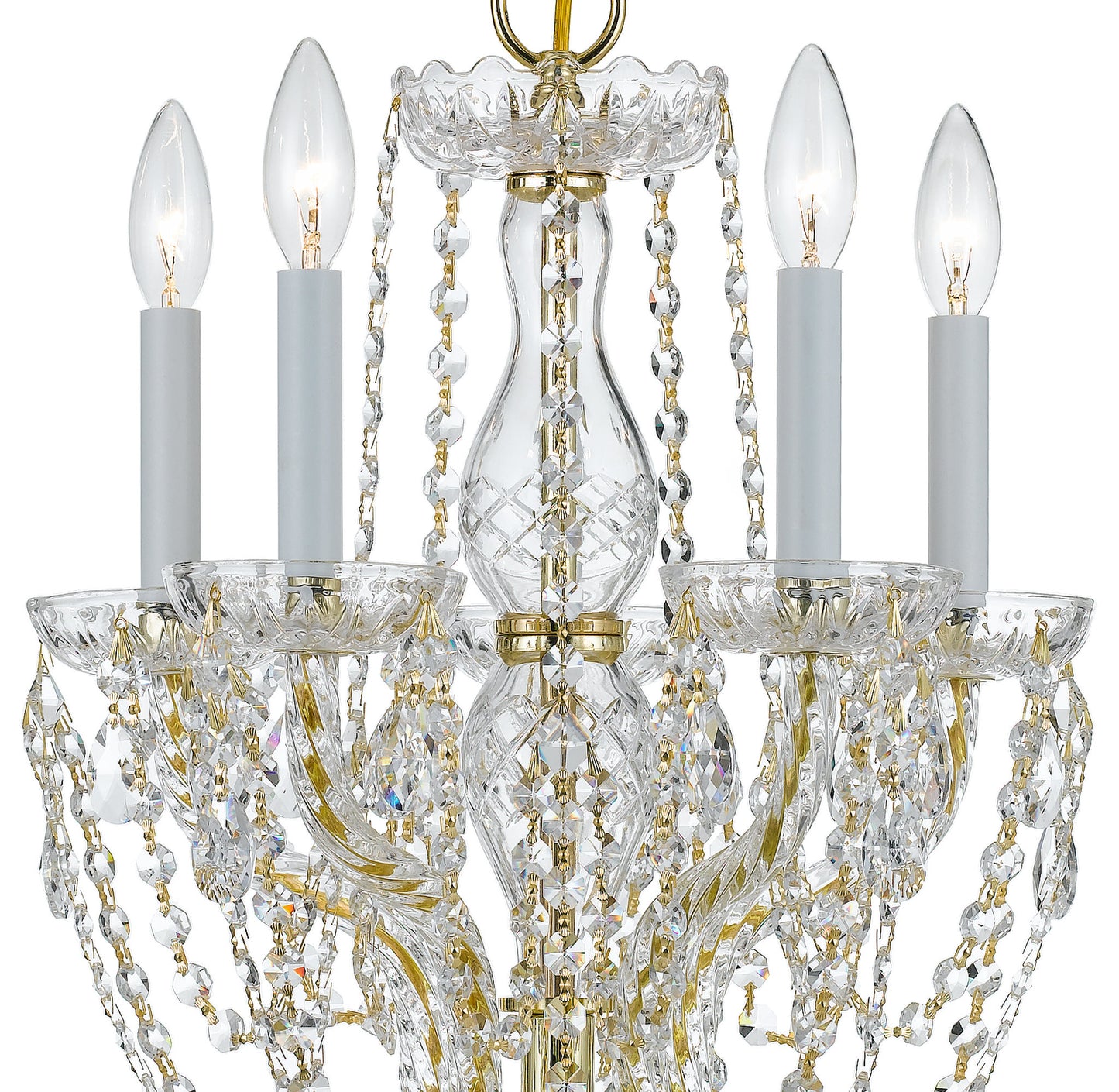 Crystorama Lighting Group 1129-CL-S Traditional Crystal 5 Light - PolishedBy Crystorama Lighting