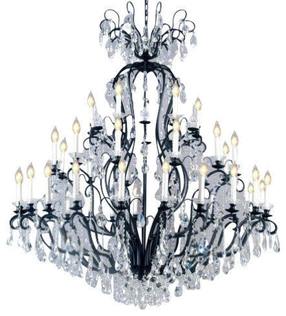 Swarovski Crystal Trimmed Chandelierwrought Iron Crystal ChandelierBy HarrisonLane510