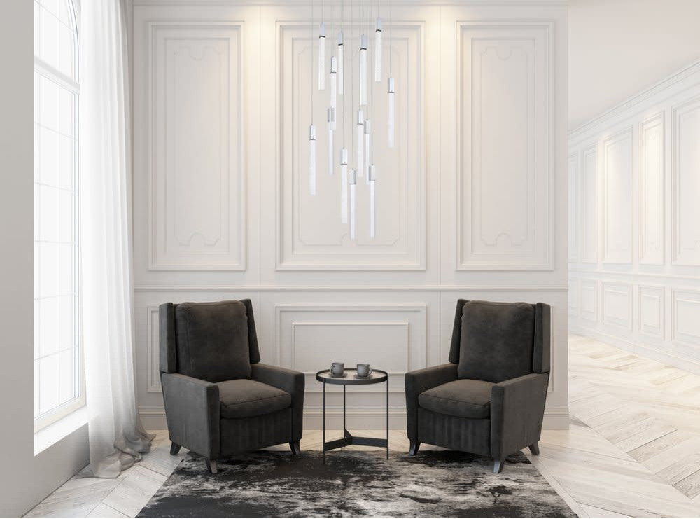 Elegant Lighting 2066G26 Weston 13 Light 26"W LED Crystal Multi - ChromeBy Elegant Furniture & Lighting