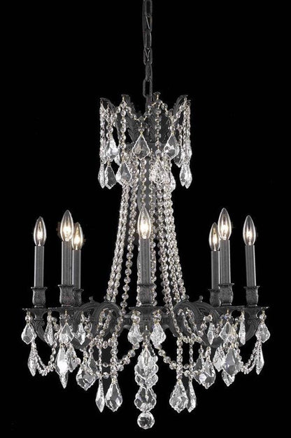 Elegant Lighting 9208D24DB/RC Rosalia - Eight Light ChandelierBy Elegant Furniture & Lighting