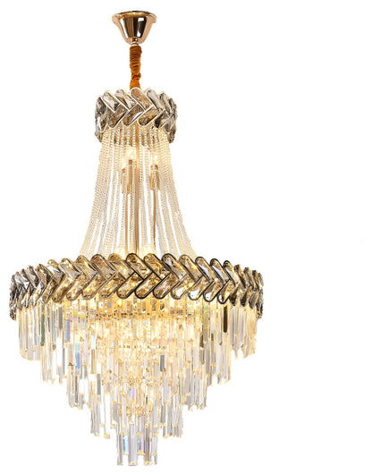 Juan-les-Pins | Big Luxury Crystal Chandelier Opulent Elegance, 31.5'', Warm Light 3000k, DimmableBy Miron Demid LLC