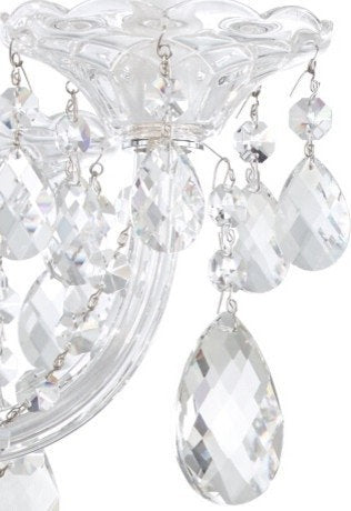 Sterling 25-Light Chandelier in Silver With Clear Heritage CrystalBy Schonbek