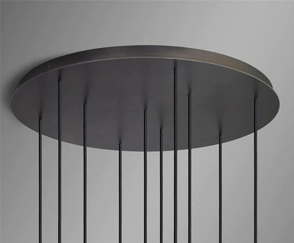40-Light Stainless Steel Pendant Light FixtureBy Morsale.com