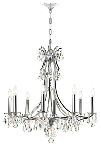 Crystorama Lighting Group 5938-CL-S Cedar 8 Light 28"W Crystal - PolishedBy Crystorama Lighting