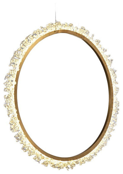 MIRODEMI? Aarau | Crystal Pendant Light in the Shape of Rings, Dia15.7+23.6+31.5", Remote DimmingBy Miron Demid LLC