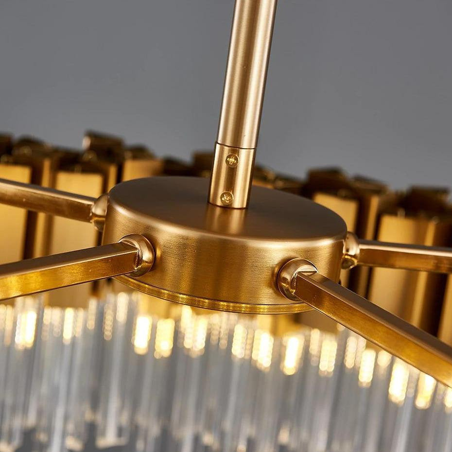 Milano Crystal Chandelier, Diameter 32"By MORSALE