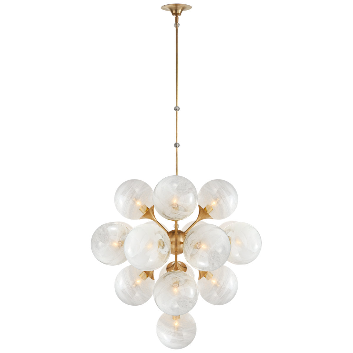 AERIN Cristol Large Tiered Chandelier