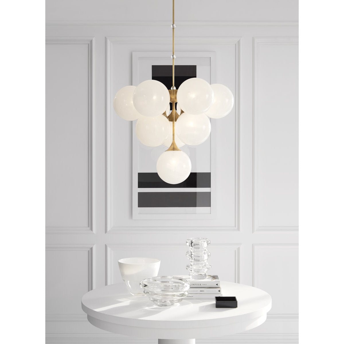 AERIN Cristol Tiered Chandelier