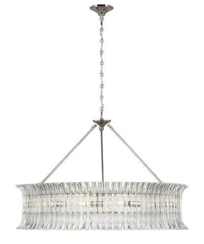 AERIN Rhine 36" Ring Chandelier with Crystal
