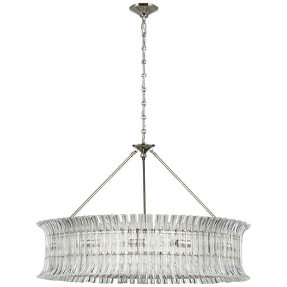 AERIN Rhine 36" Ring Chandelier with Crystal
