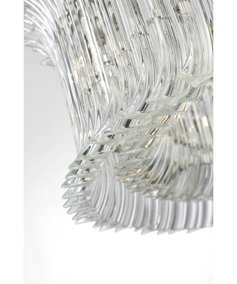 AERIN Rhine 36" Ring Chandelier with Crystal