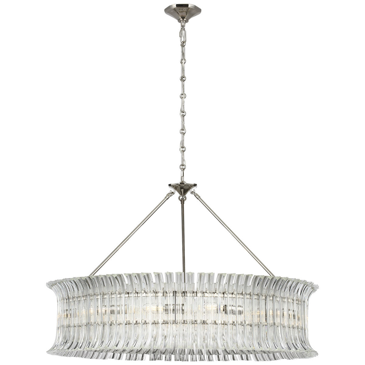 AERIN Rhine 36" Ring Chandelier with Crystal