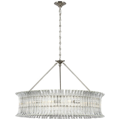 AERIN Rhine 36" Ring Chandelier with Crystal