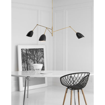 AERIN Sommerard Large Triple Arm Chandelier