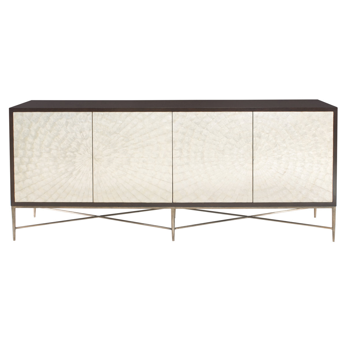 Adagio 82" Wide 3 Drawer Gmelina Wood Buffet Table