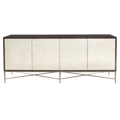 Adagio 82" Wide 3 Drawer Gmelina Wood Buffet Table