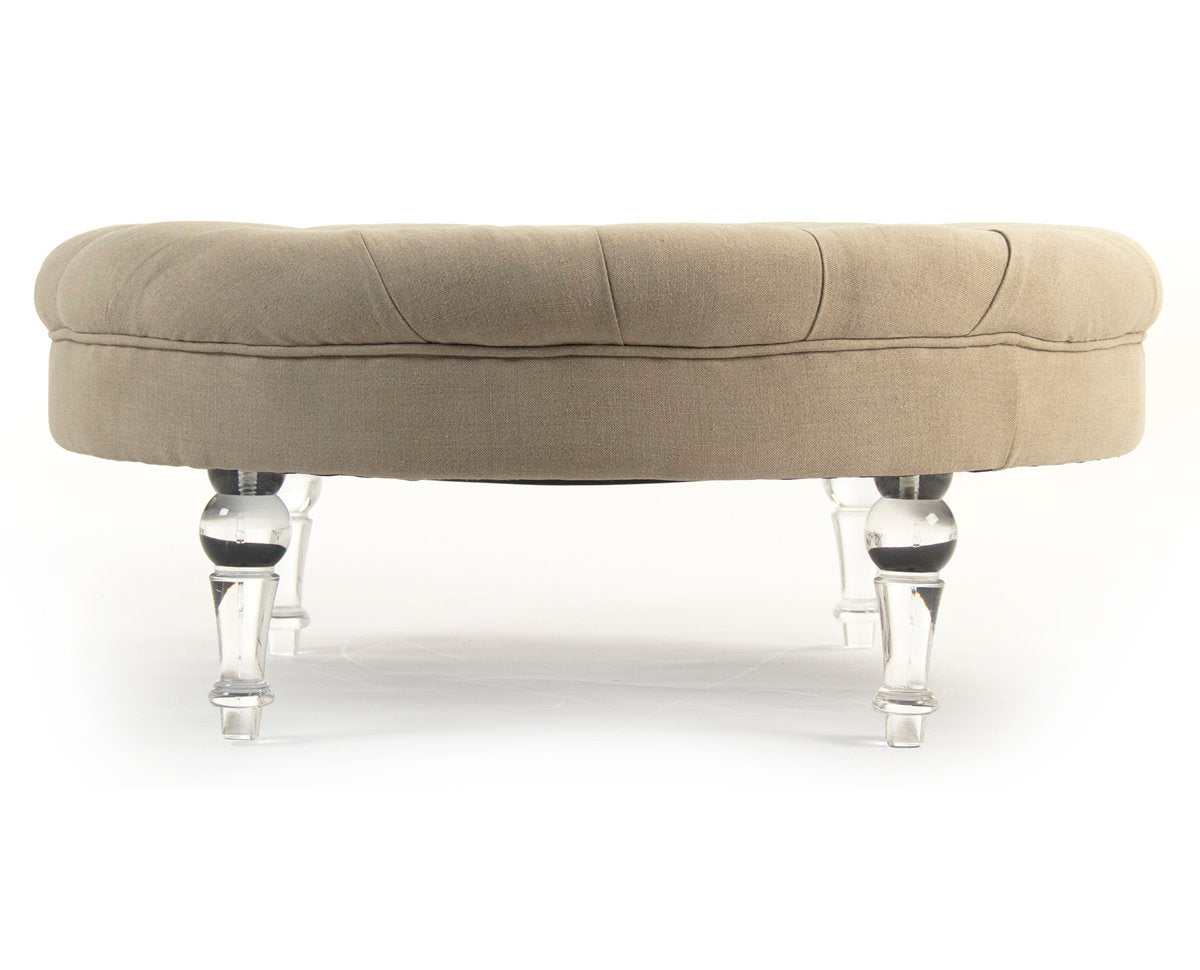 Adalene Round Ottoman