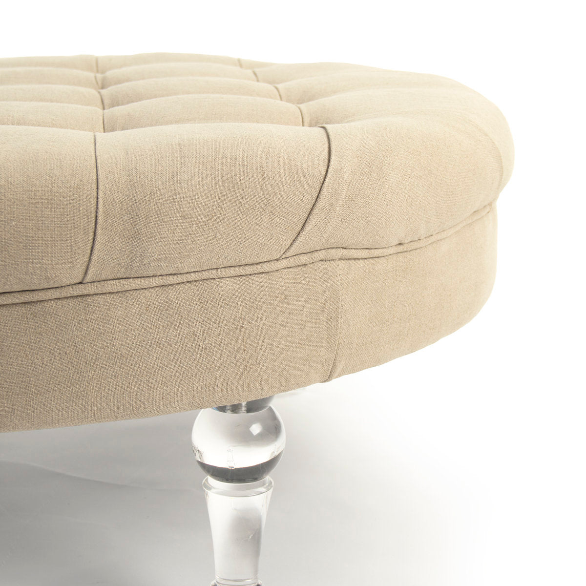 Adalene Round Ottoman
