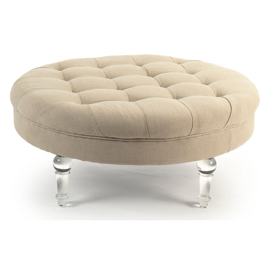 Adalene Round Ottoman