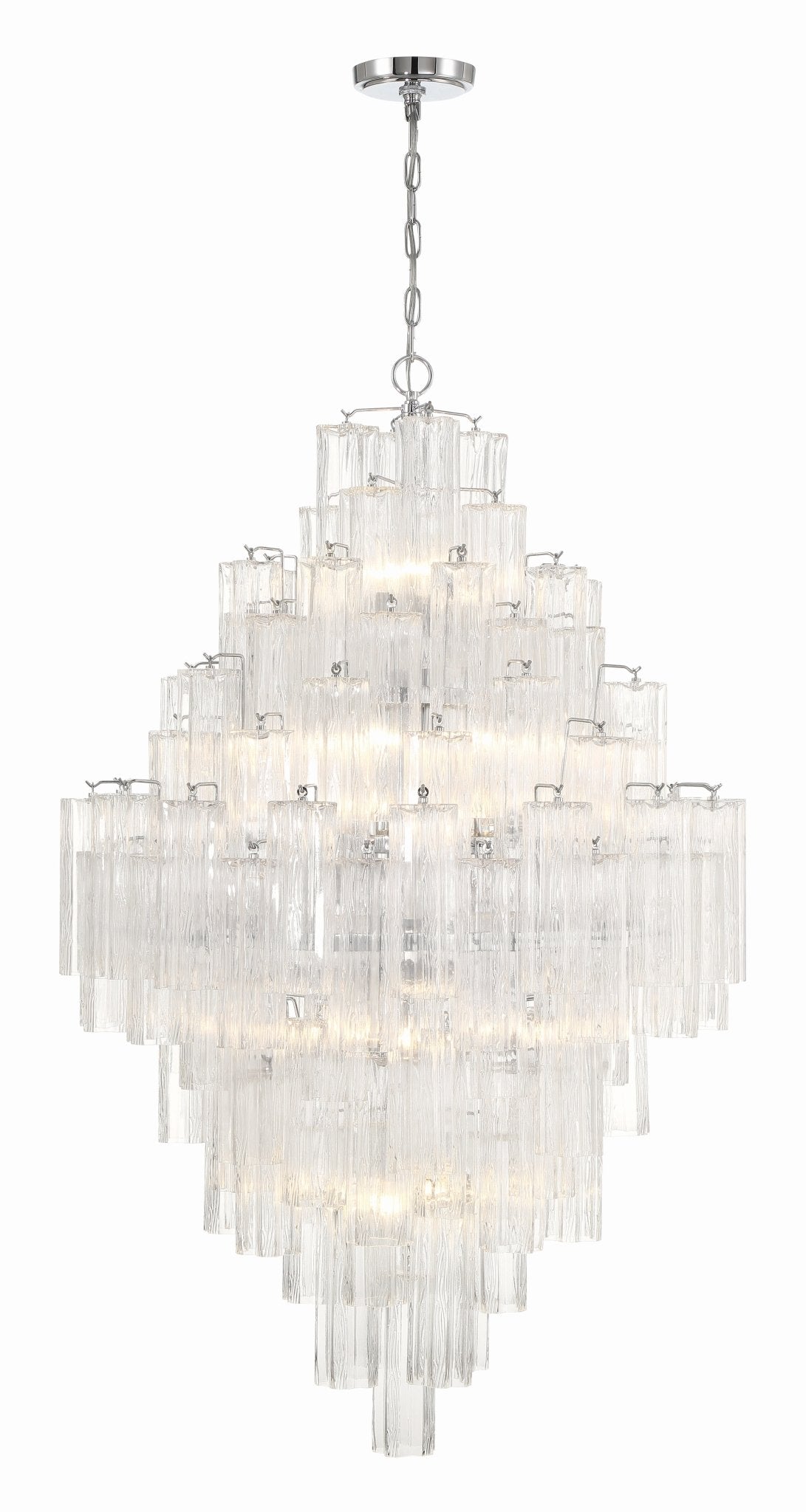 Eloria Glass Diamond Chandelier