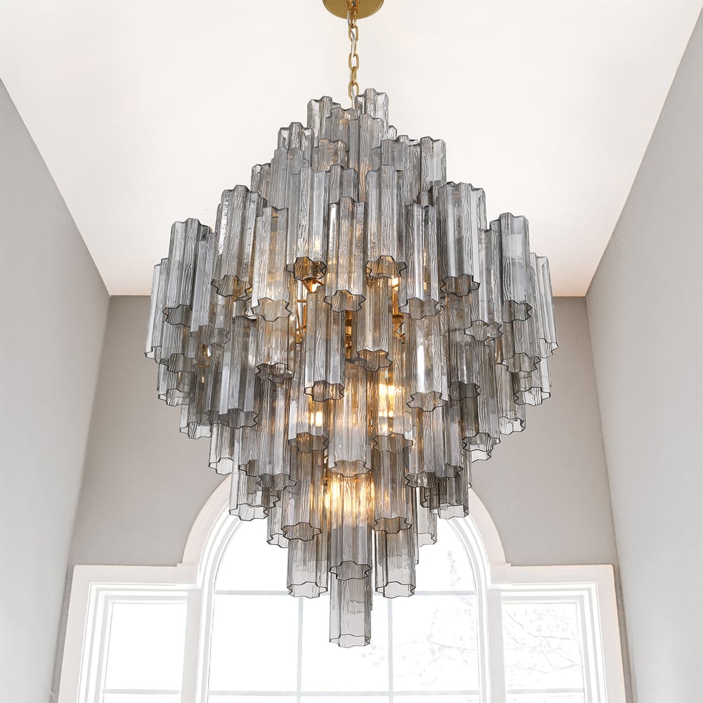 Eloria Glass Diamond Chandelier