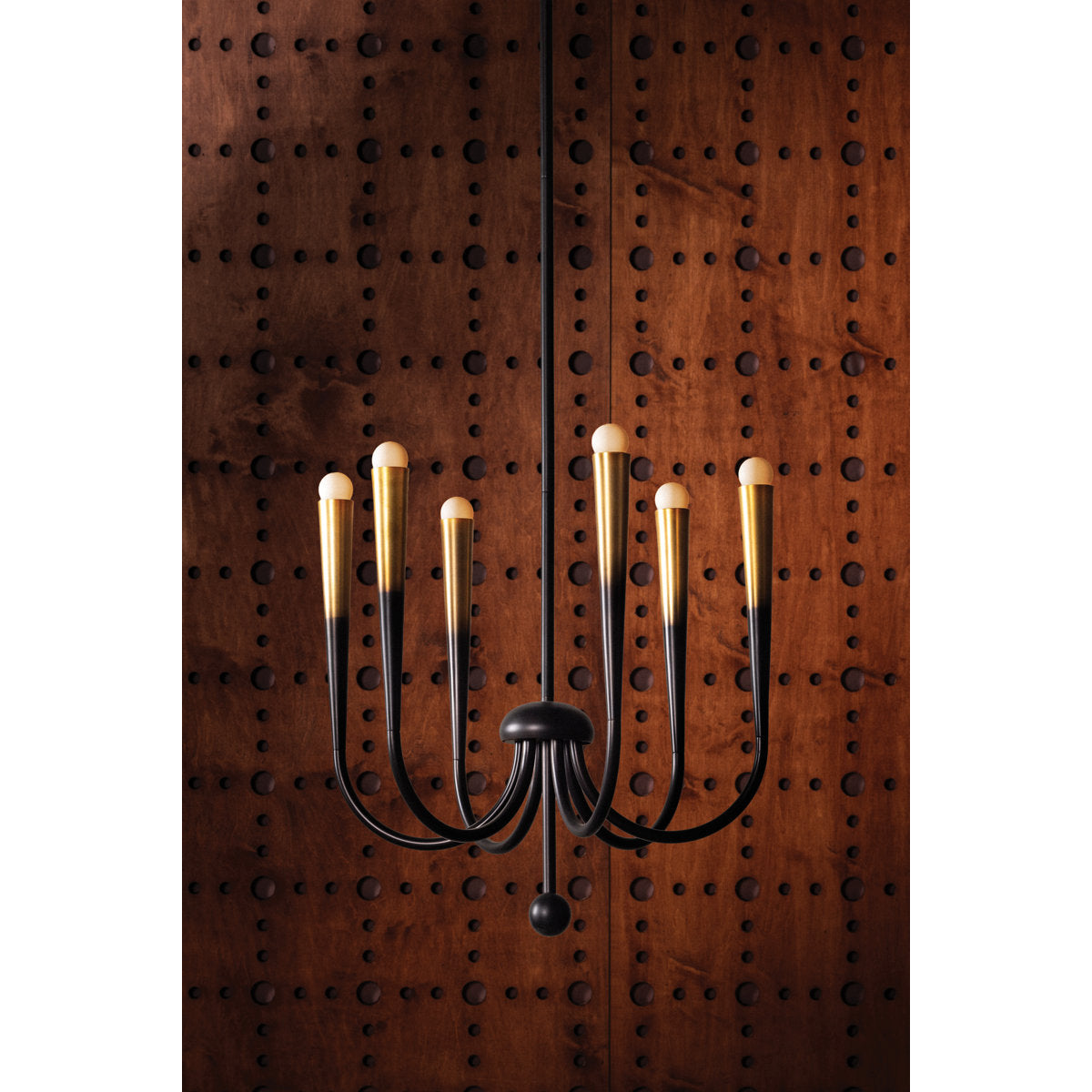 Adley Chandelier in Gradient Brass by Cortney Bishop