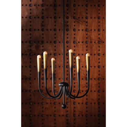 Adley Chandelier in Gradient Brass by Cortney Bishop
