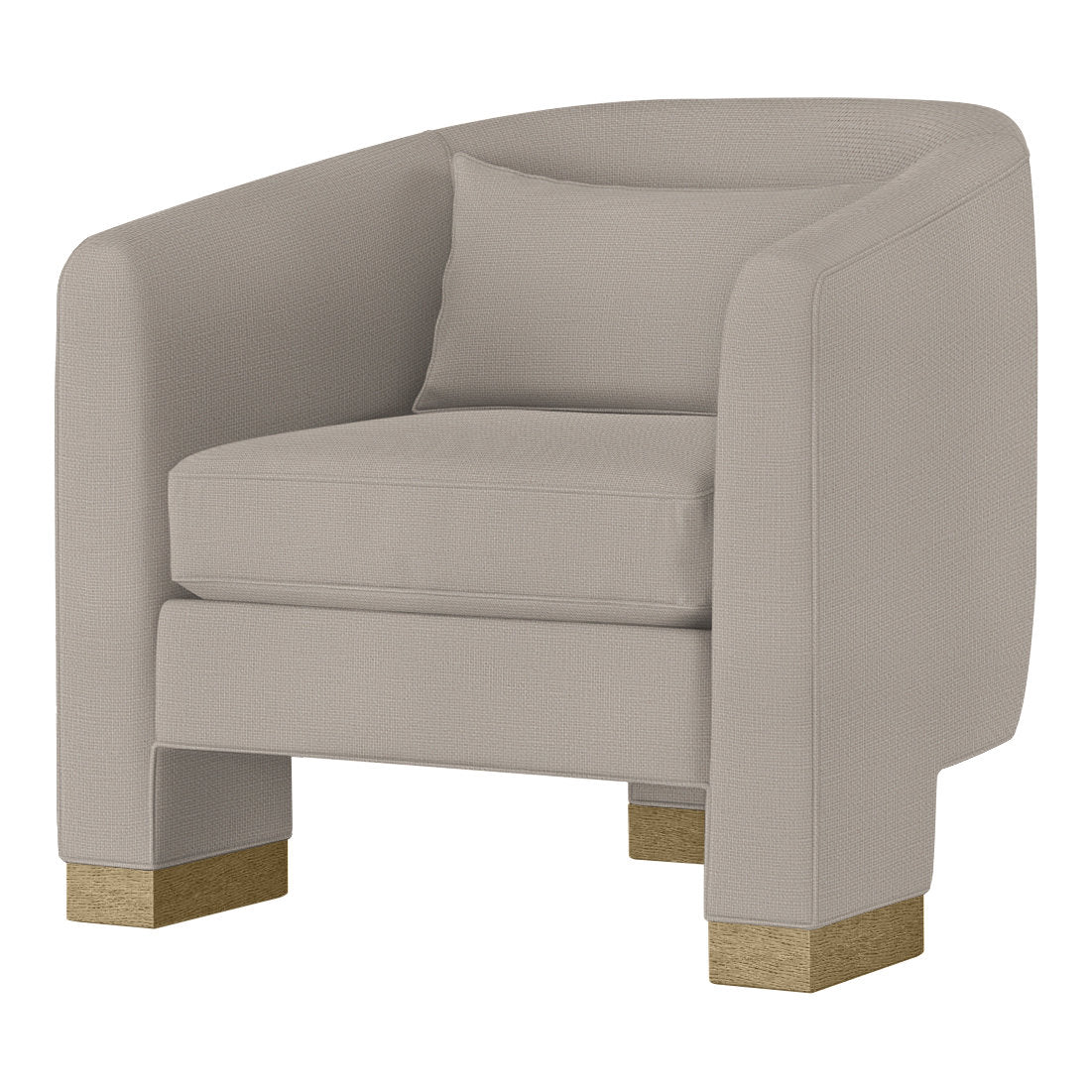 Admiral Barrel Chair Chair with Ottoman