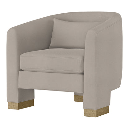 Admiral Barrel Chair Chair with Ottoman