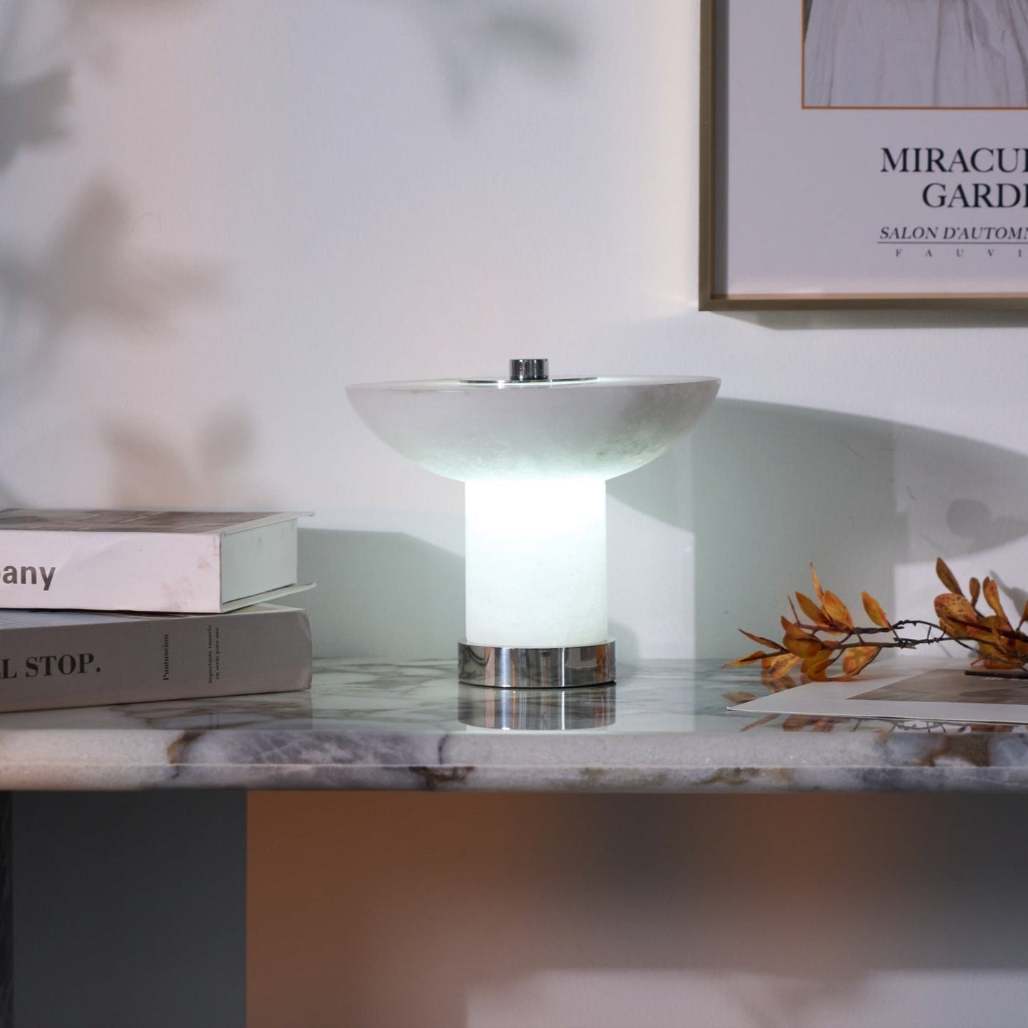 Aeralith Rechargeable Alabaster Table Lamp
