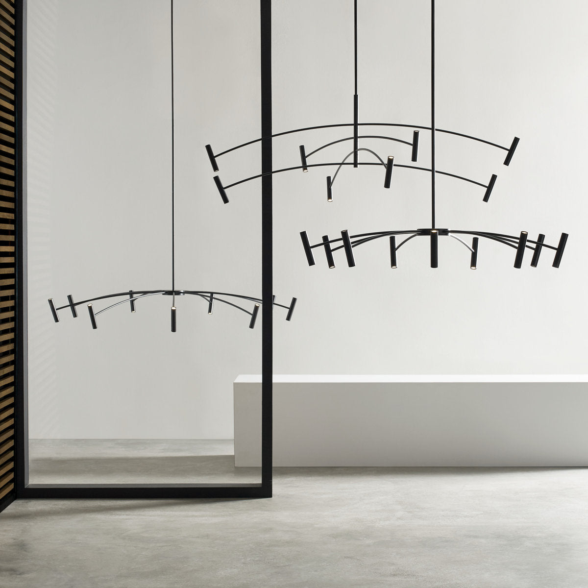 Aerial 8 - Light LED Chandelier