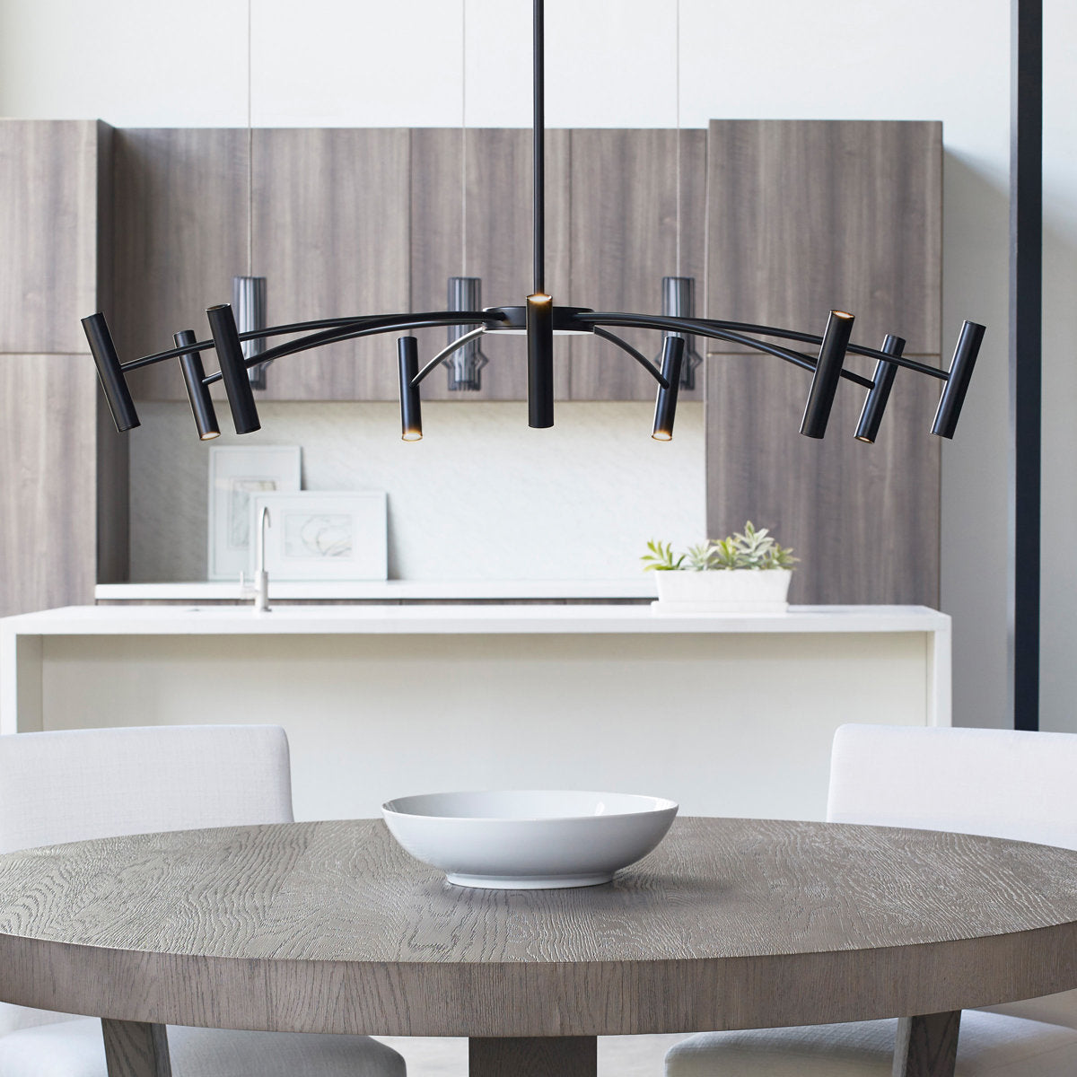 Aerial 9 - Light LED Chandelier