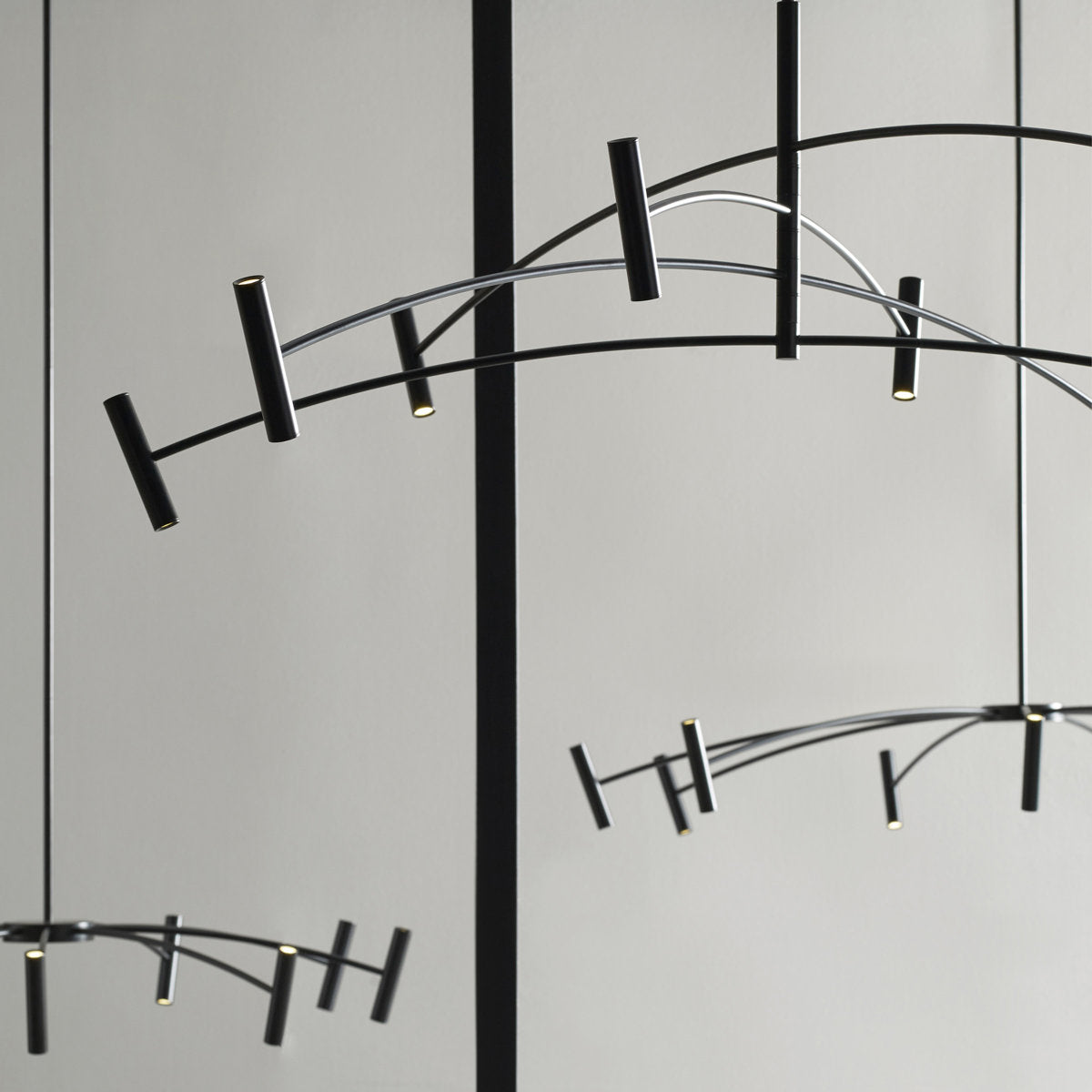 Aerial 9 - Light LED Chandelier