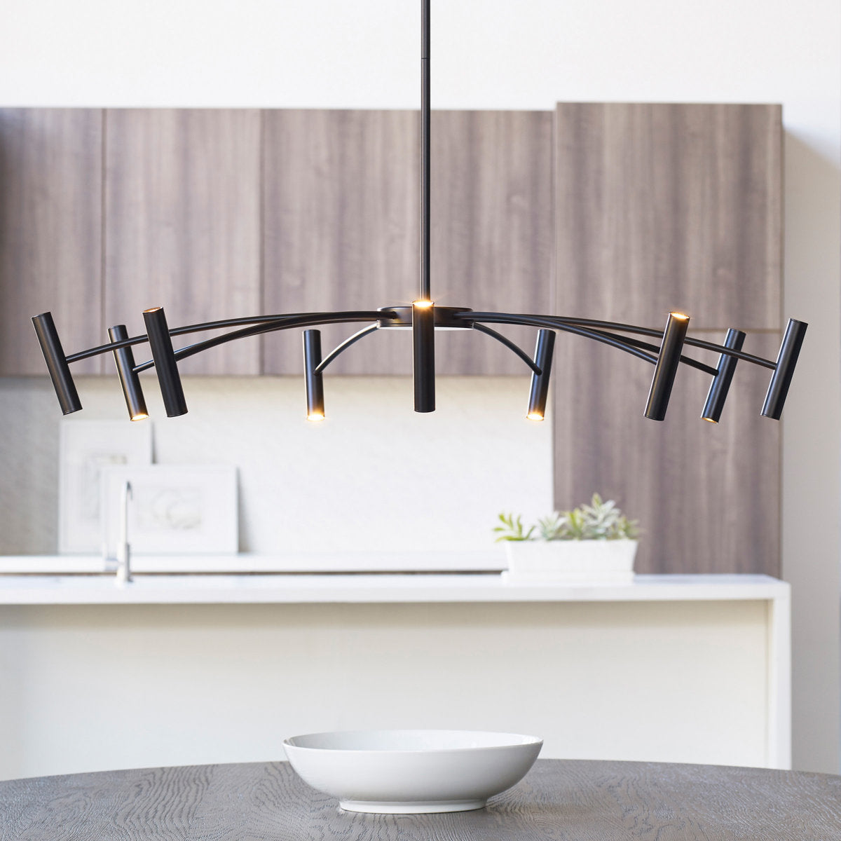 Aerial 9 - Light LED Chandelier