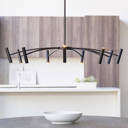 Aerial 9 - Light LED Chandelier