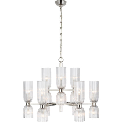 Aerin Asalea Medium Two-Tier Chandelier
