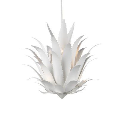 Agave 9 - Light Wrought Iron Chandelier by Marjorie Skouras