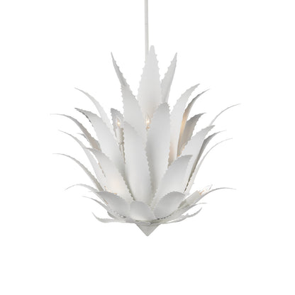 Agave 9 - Light Wrought Iron Chandelier by Marjorie Skouras