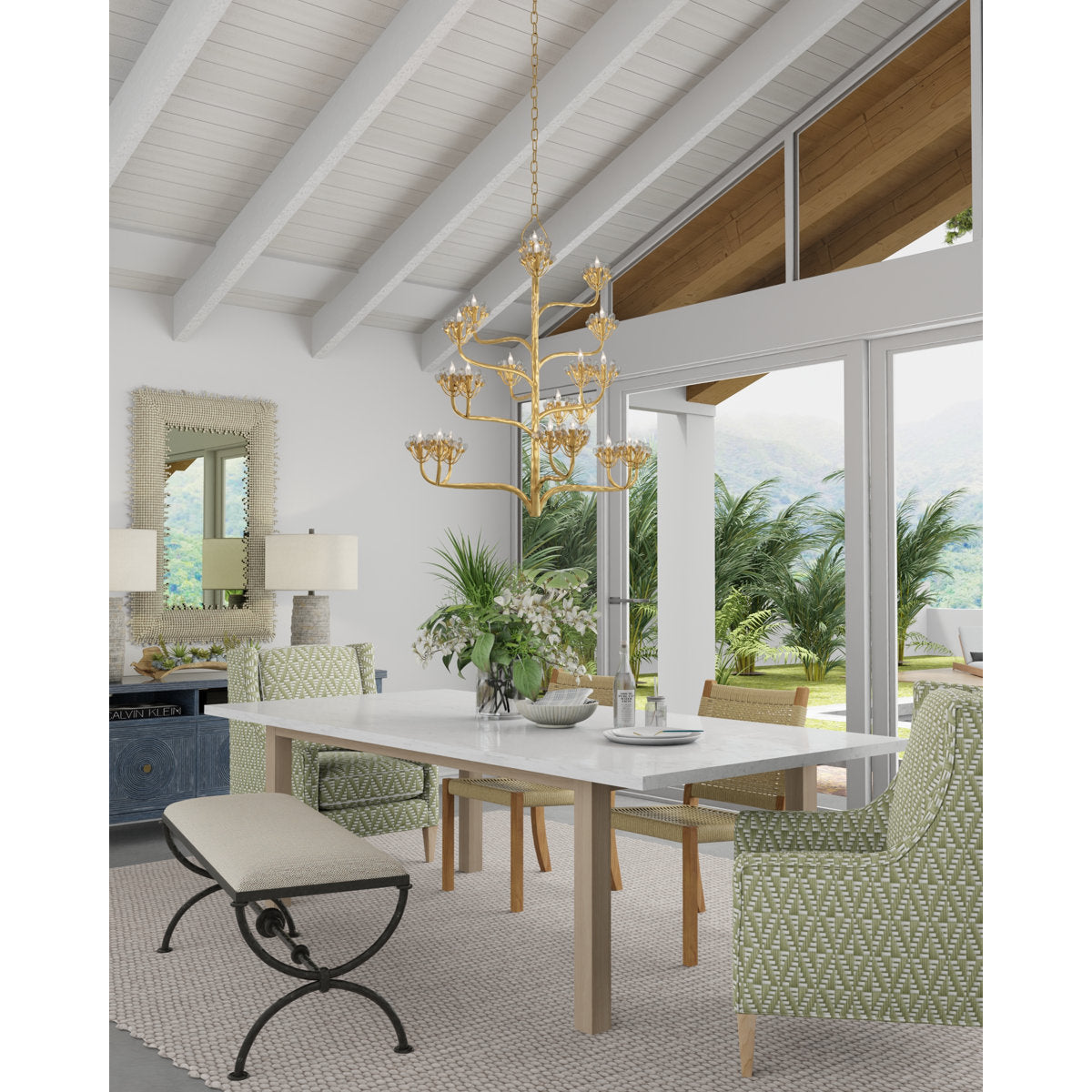 Agave Americana 22 - Light Chandelier