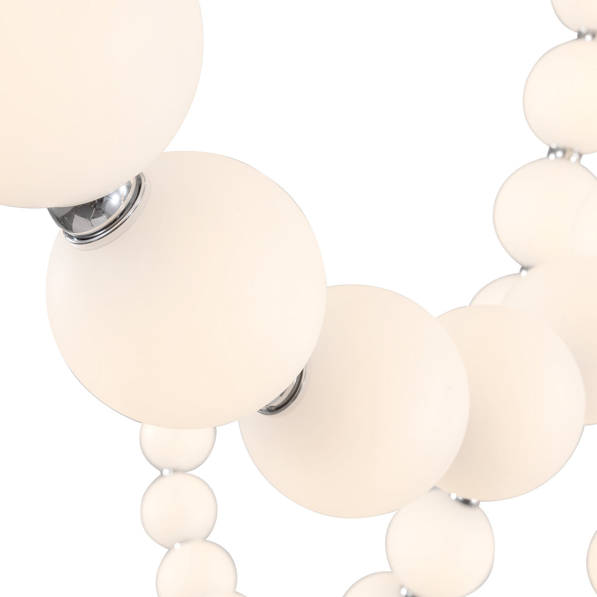 Akoya 80 Light Silver dimmable LED Chandelier